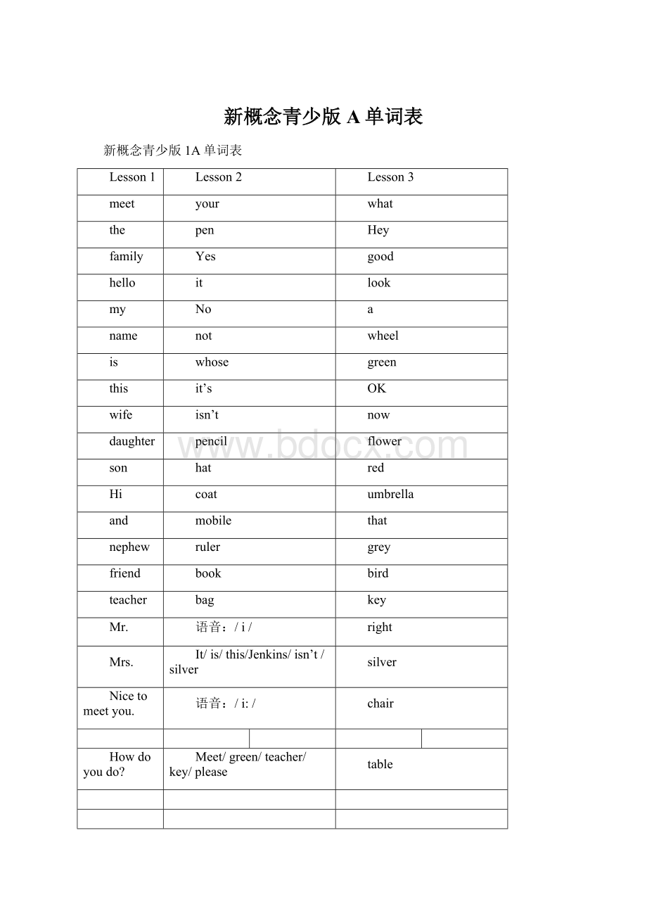 新概念青少版A单词表.docx_第1页