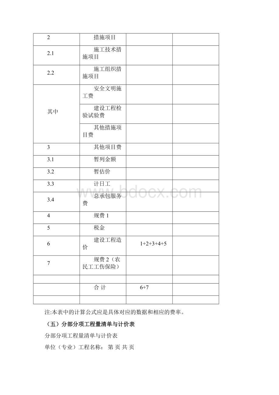 投标报价表封面文档格式.docx_第3页