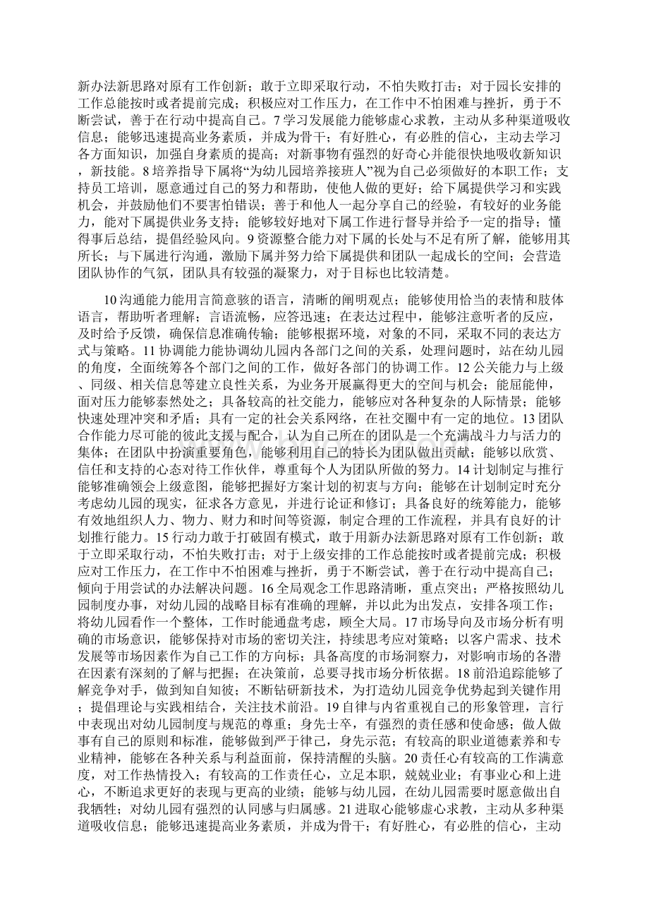 幼儿园岗位分析说明书及岗位职责教研主任.docx_第2页