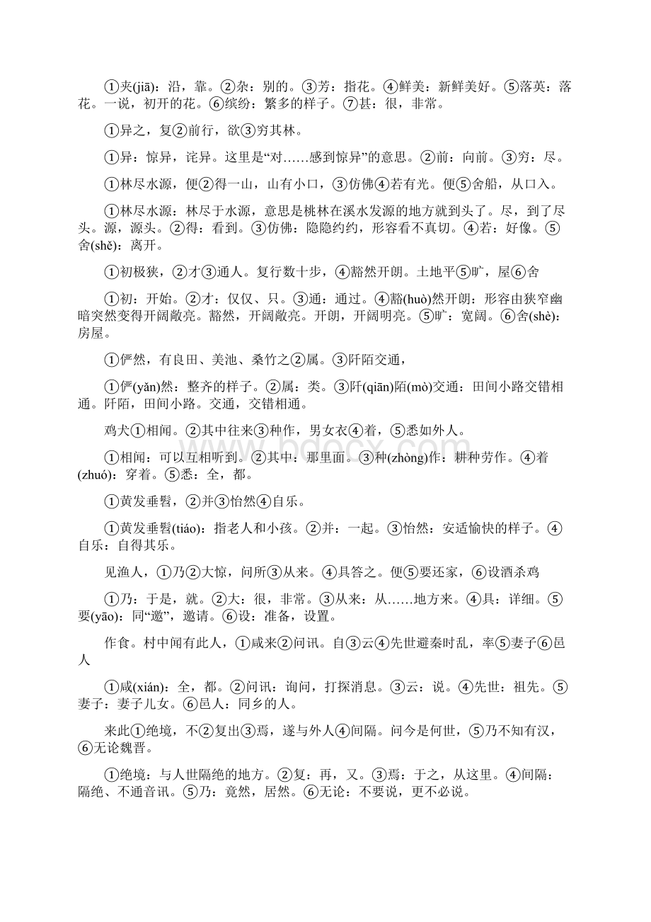 部编语文八年级下册文言文古诗词整理.docx_第2页