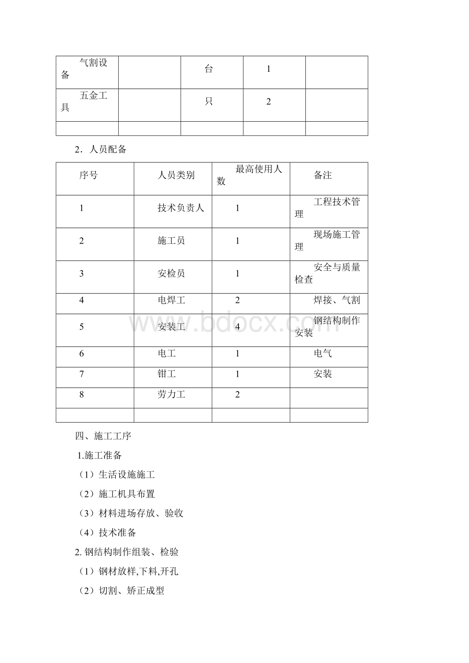 完整版电梯的钢结构施工方案.docx_第3页