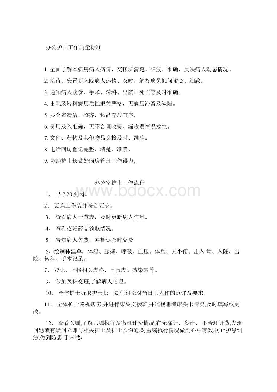 办公室护士岗位职责Word文档格式.docx_第2页