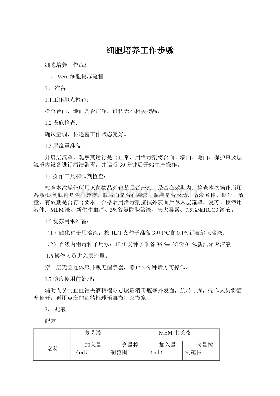 细胞培养工作步骤Word文件下载.docx_第1页