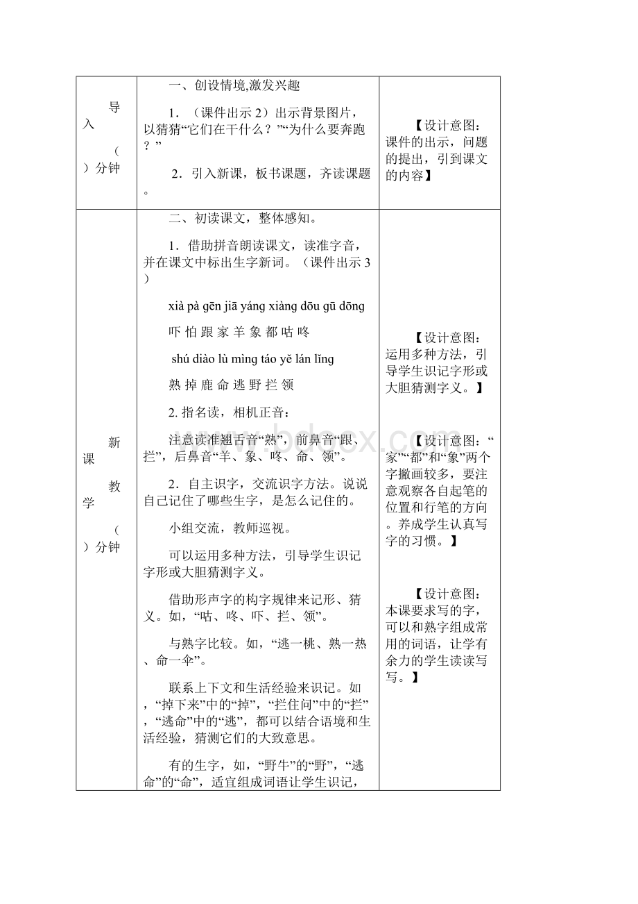 部编版一年级语文下册《咕咚》教案春季Word格式.docx_第2页