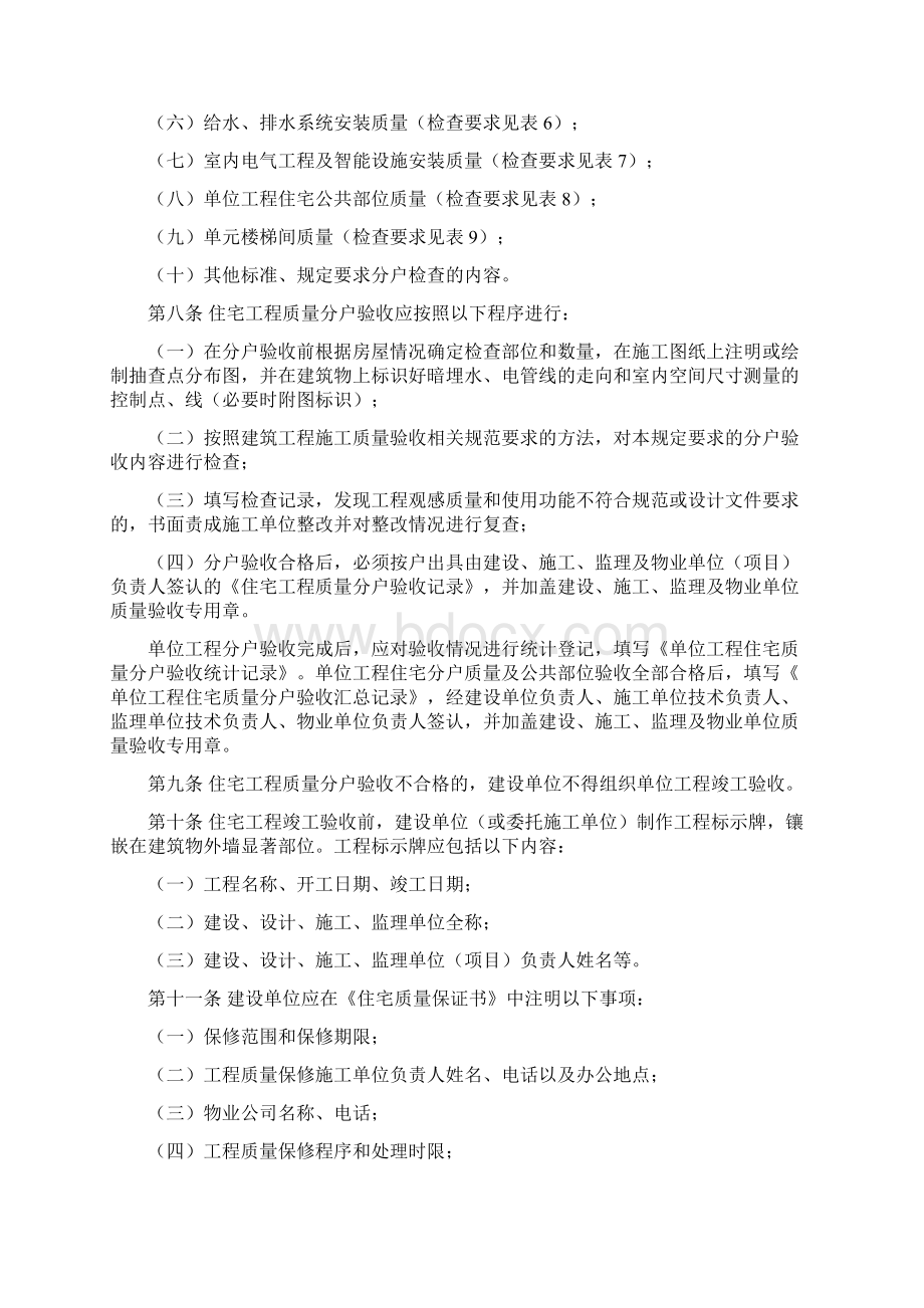 甘肃省住宅工程质量分户验收管理规定文档格式.docx_第2页