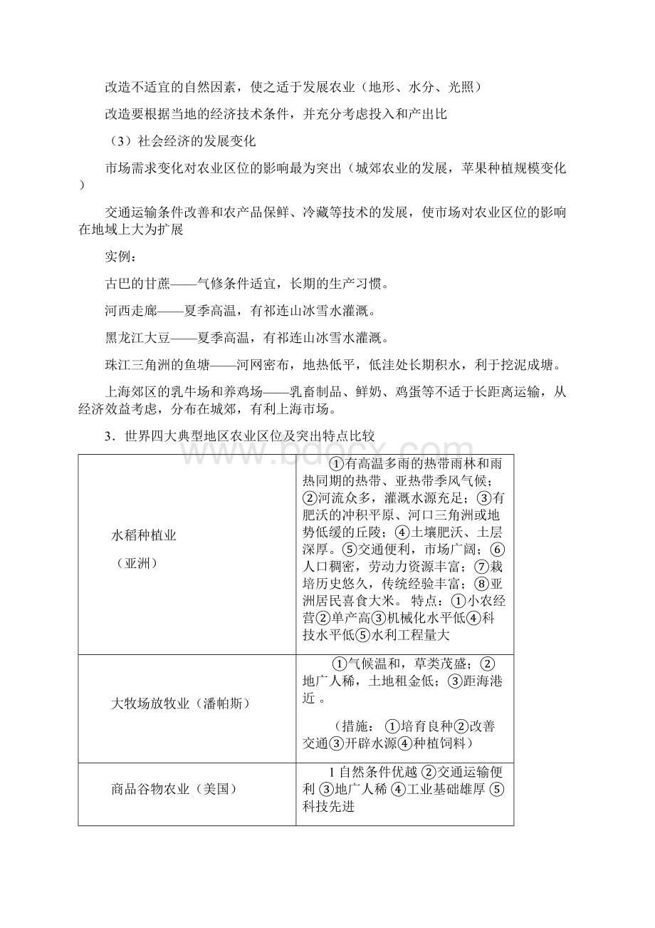 高考地理二轮复习专题 区位因素分析Word文件下载.docx_第2页