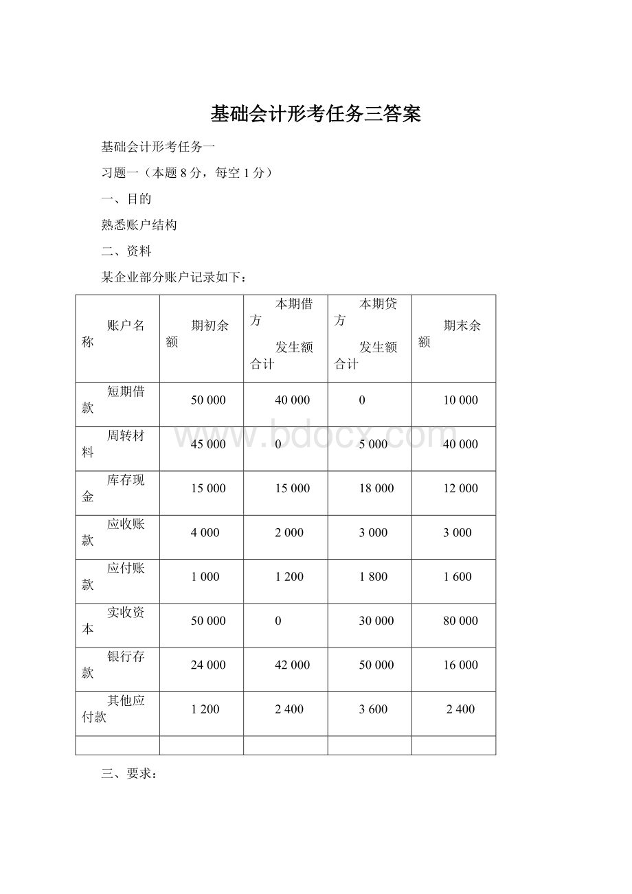 基础会计形考任务三答案文档格式.docx