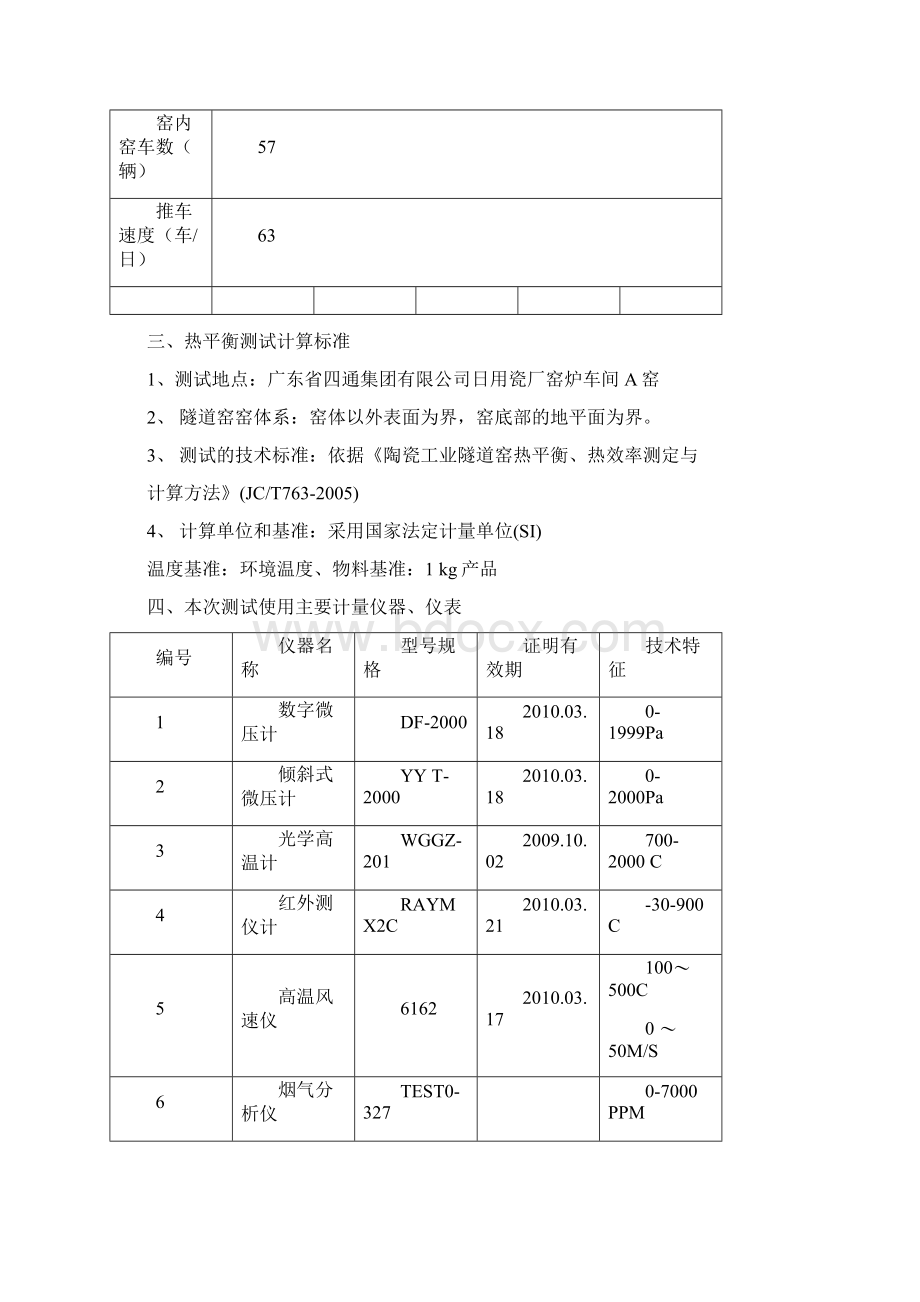 窑炉热平衡测试报告书.docx_第2页