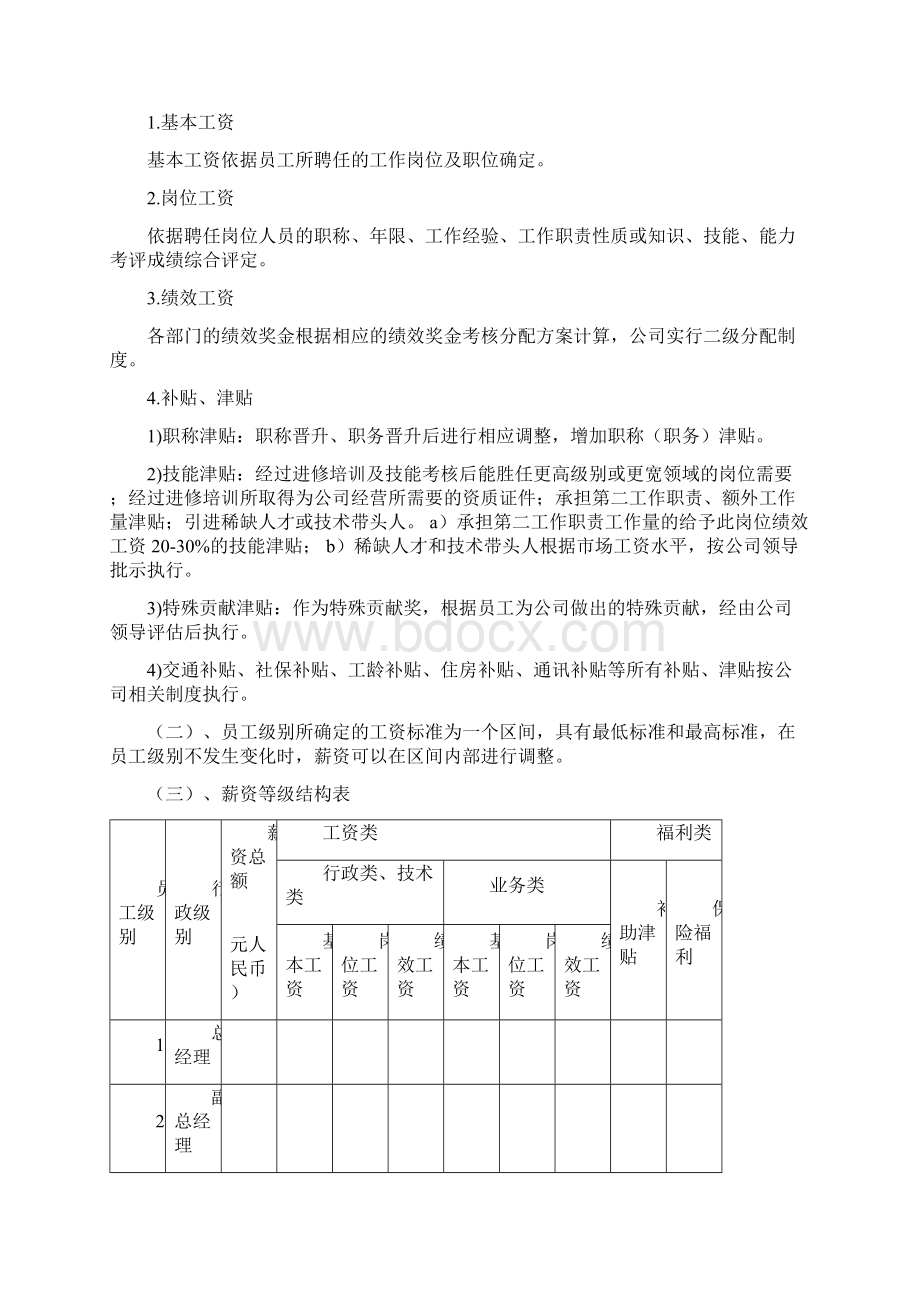 薪酬福利规章地制度Word文件下载.docx_第3页