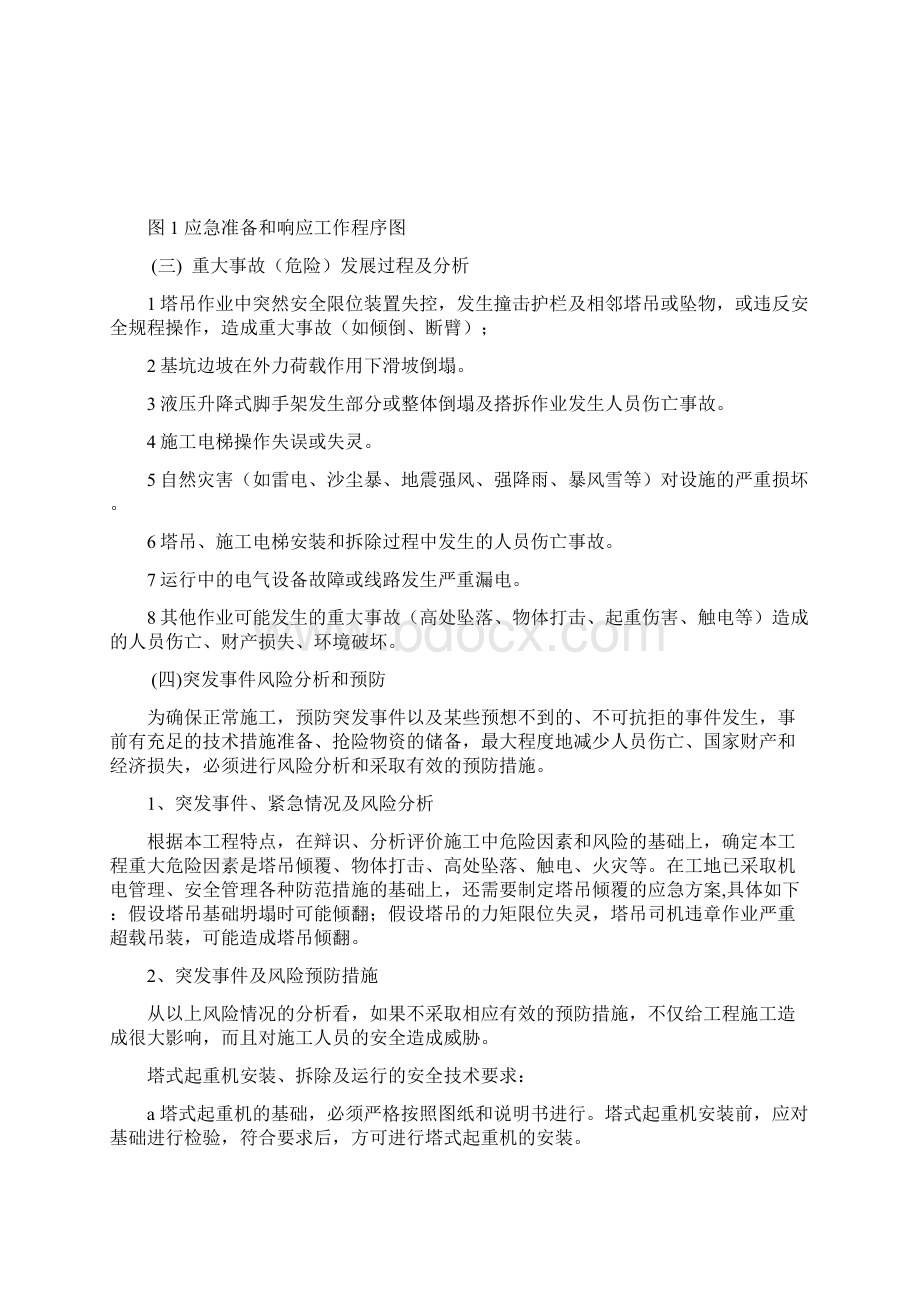 高层施工塔吊倾翻应急预案Word文档格式.docx_第2页