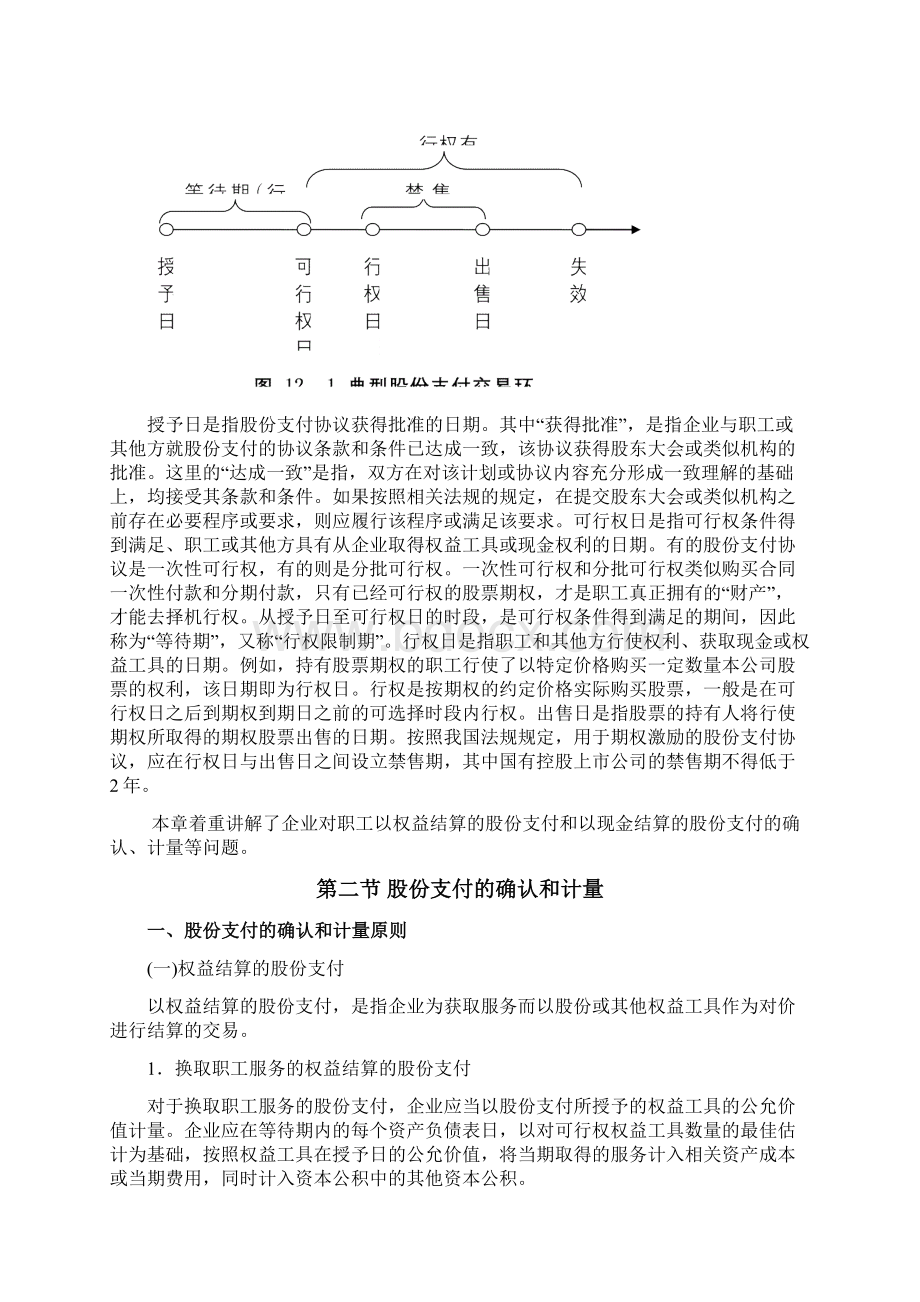 12《企业会计准则讲解》第十二章 股份支付30页word资料.docx_第2页