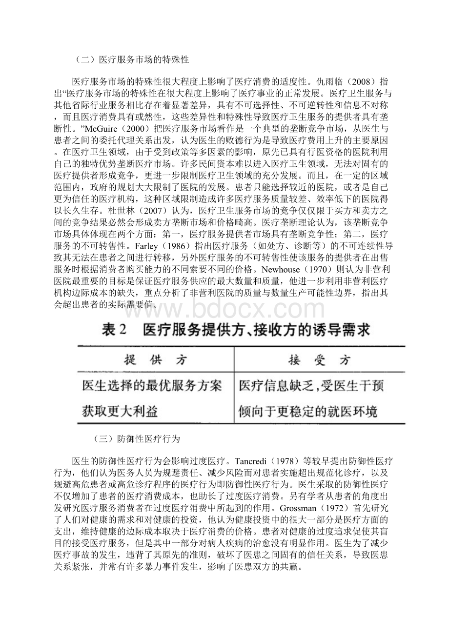 过度医疗行为研究述评上Word格式文档下载.docx_第3页