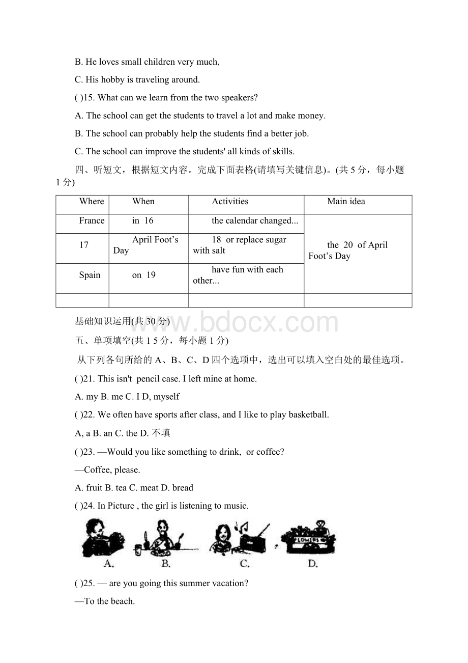 北京市200 4年中考英语试题海淀卷.docx_第2页