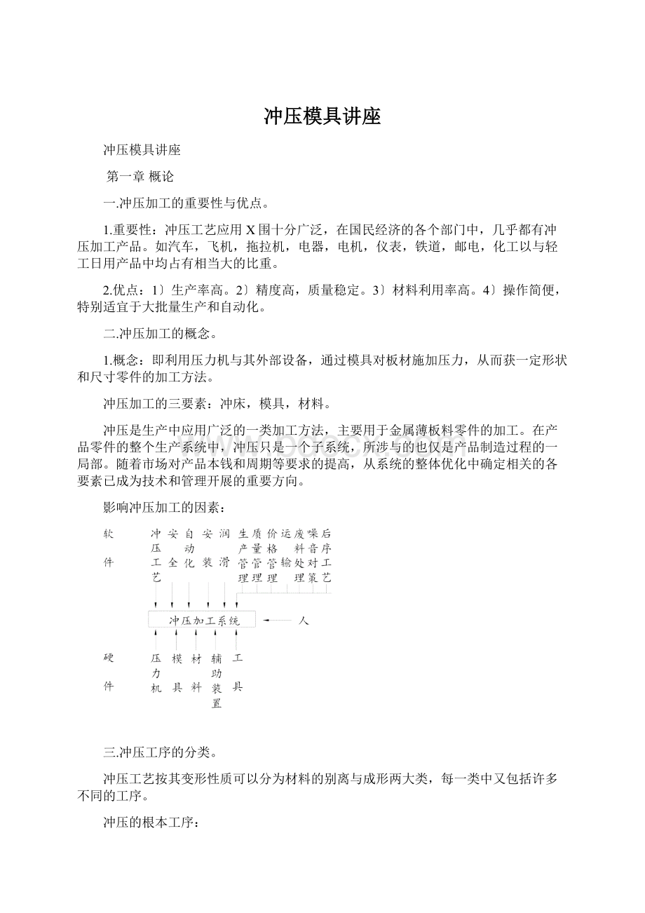 冲压模具讲座Word格式.docx_第1页