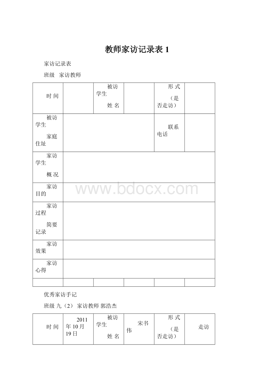 教师家访记录表1.docx