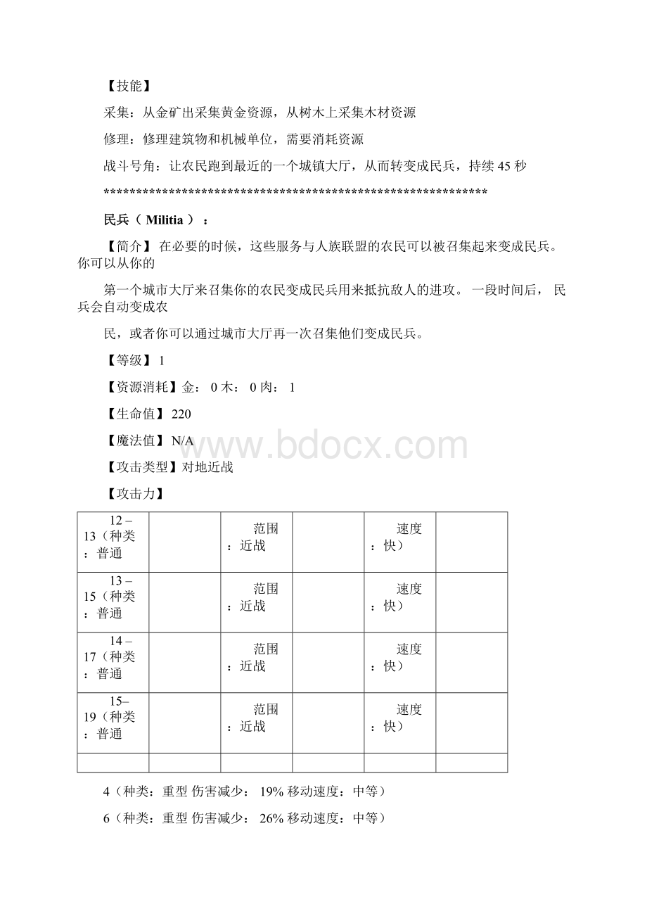 魔兽争霸3人族兵种资料.docx_第2页