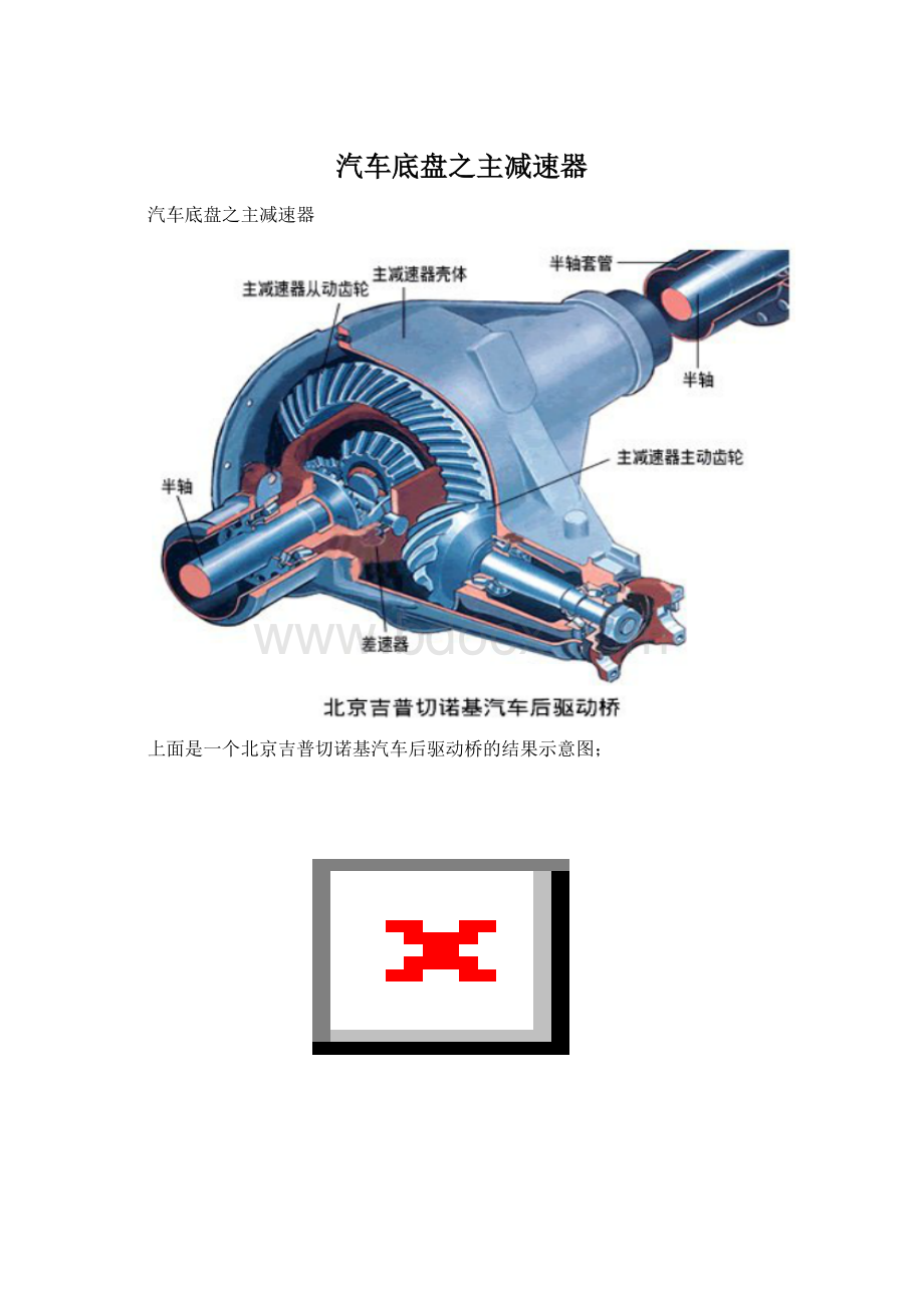 汽车底盘之主减速器Word下载.docx