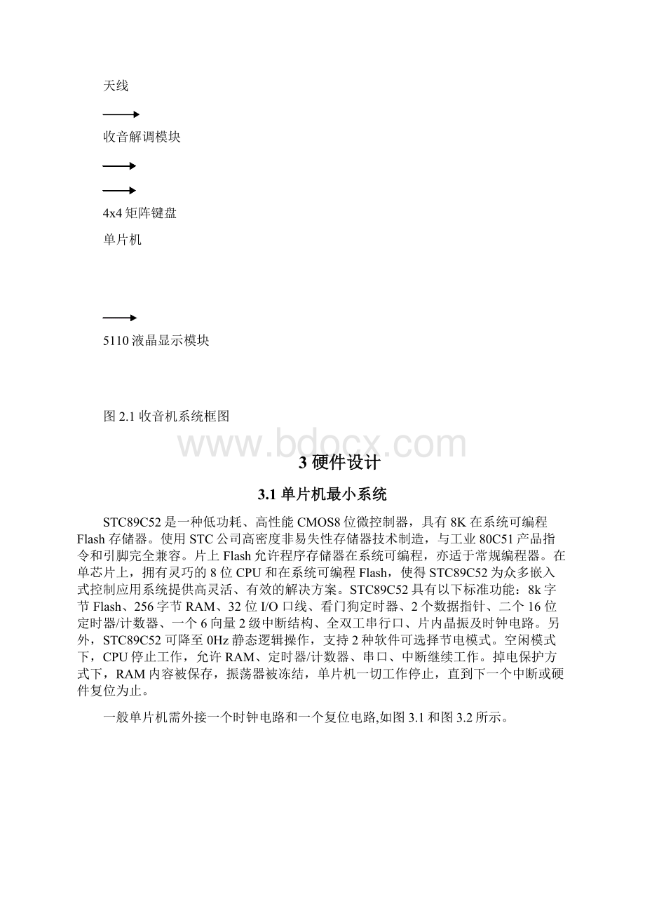 大学毕设论文基于rda5807的收音机课程设计说明书.docx_第3页