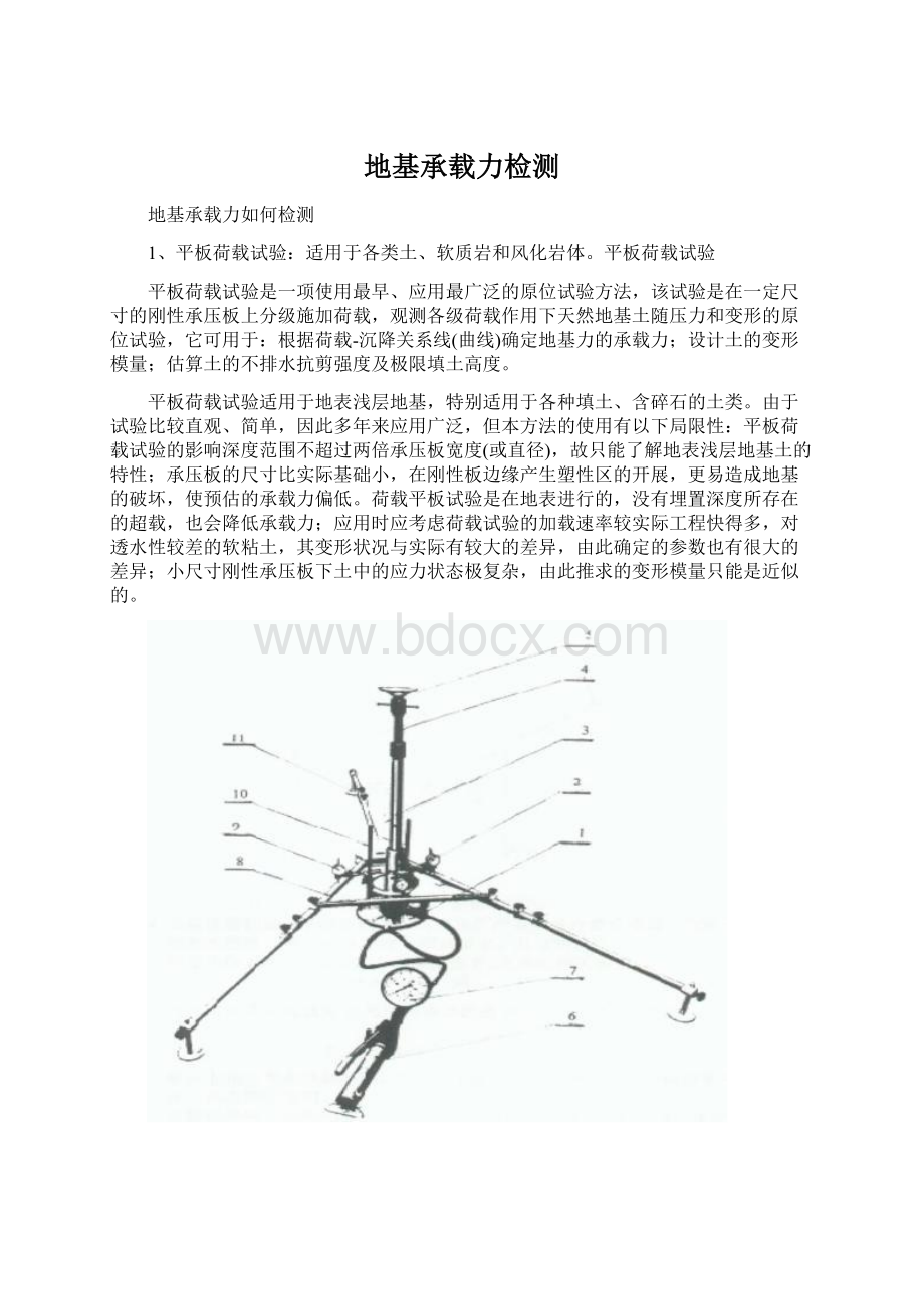 地基承载力检测.docx