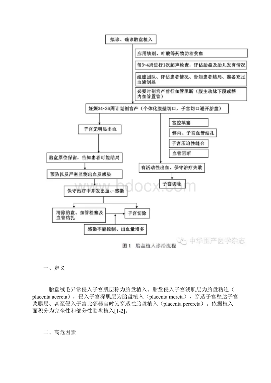 胎盘植入诊治指南Word文档下载推荐.docx_第2页