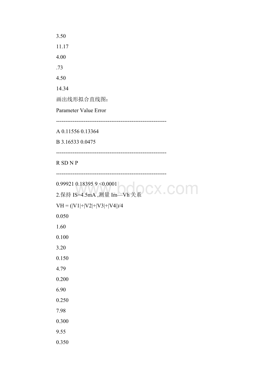 霍尔效应实验报告doc.docx_第2页