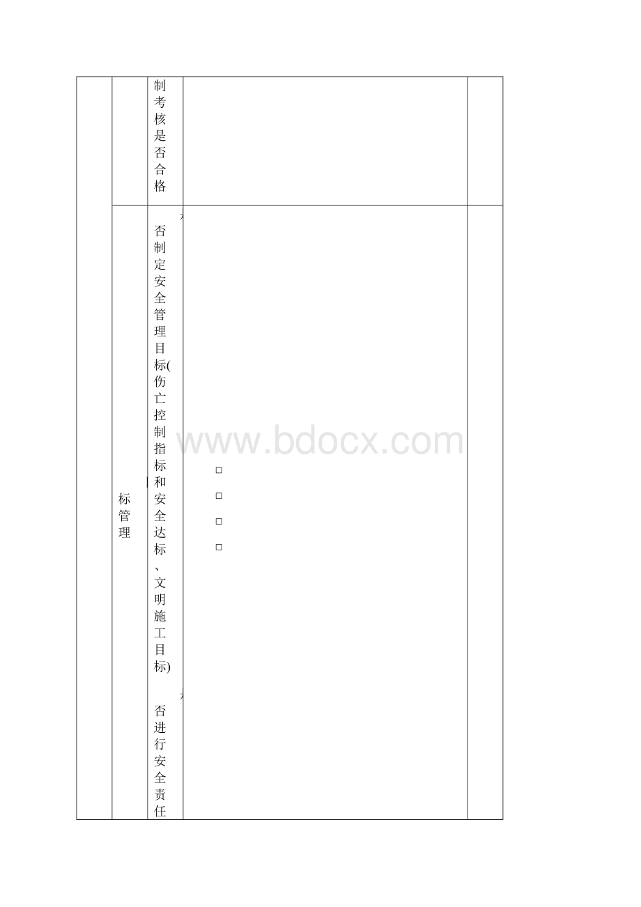 建筑施工现场安全检查表Word文档下载推荐.docx_第3页