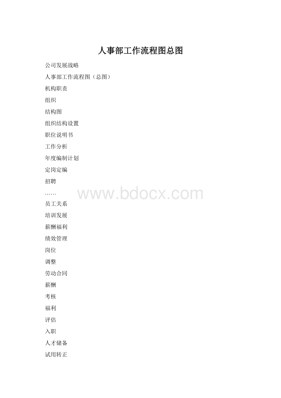 人事部工作流程图总图.docx