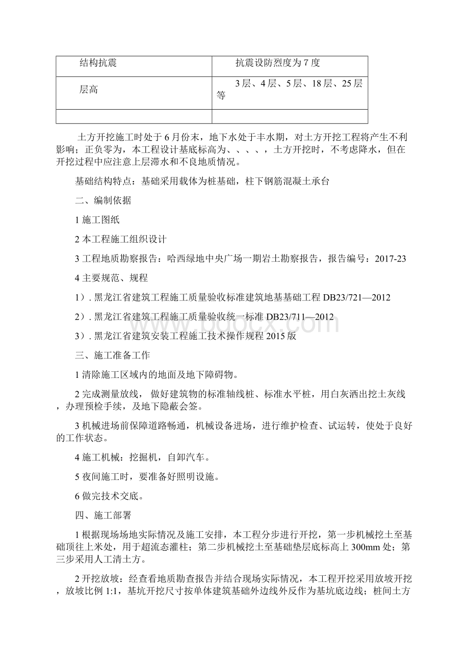 承台基础土方开挖专项施工方案文档格式.docx_第2页