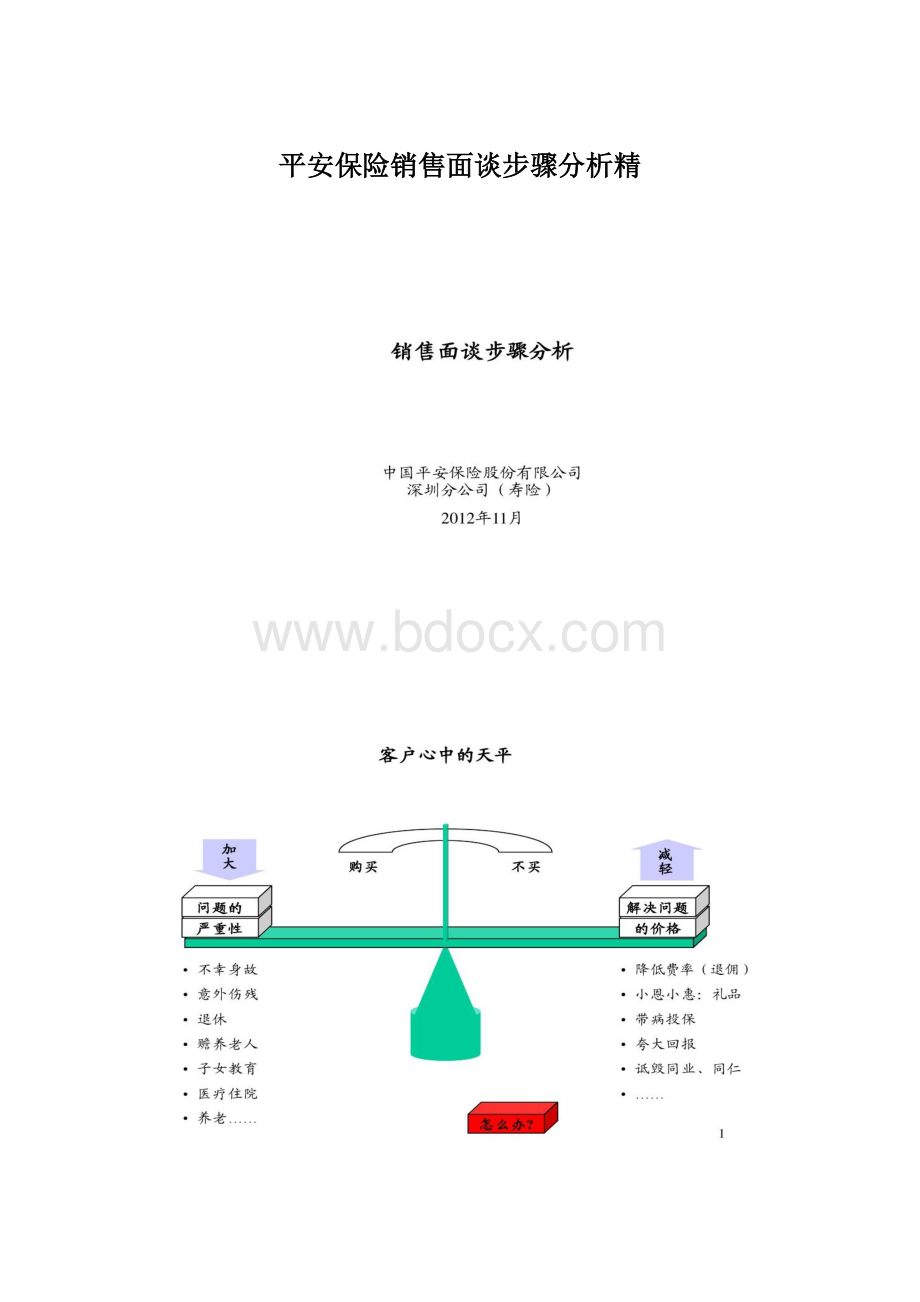 平安保险销售面谈步骤分析精Word格式.docx_第1页