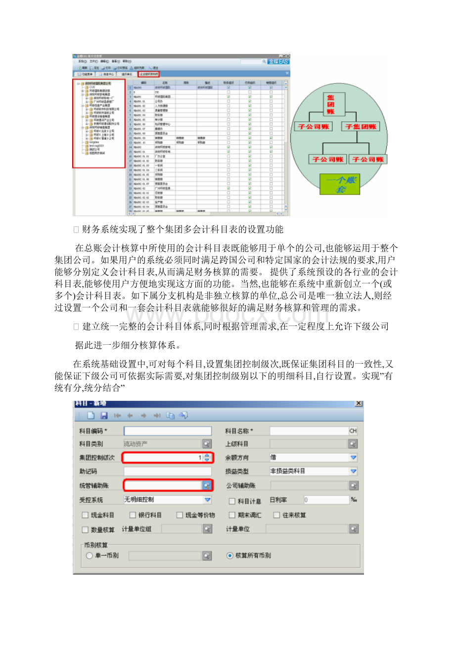 金蝶集团财务管理系统模块及功能说明.docx_第2页