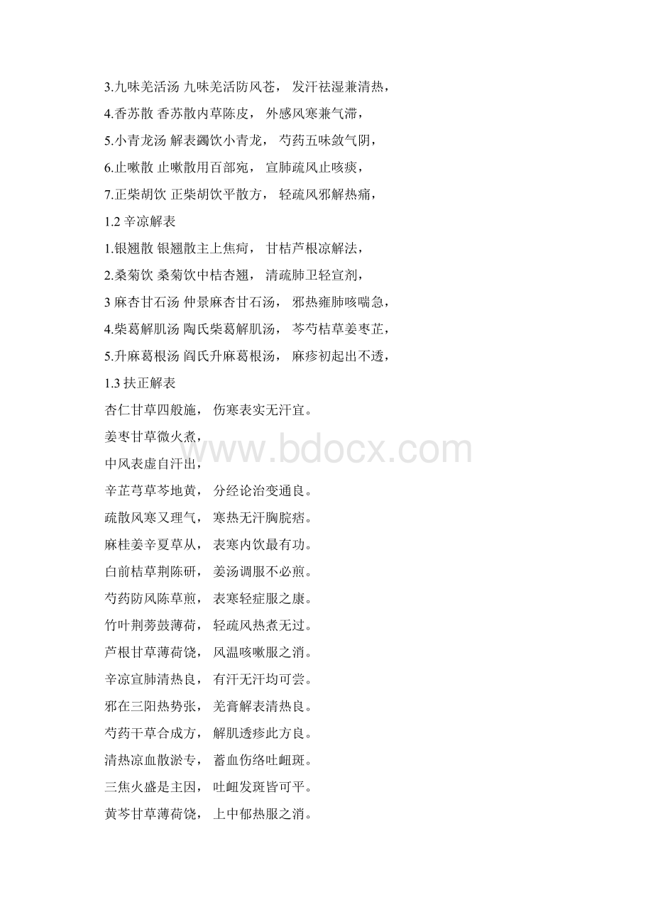 中医常用方歌文档格式.docx_第2页