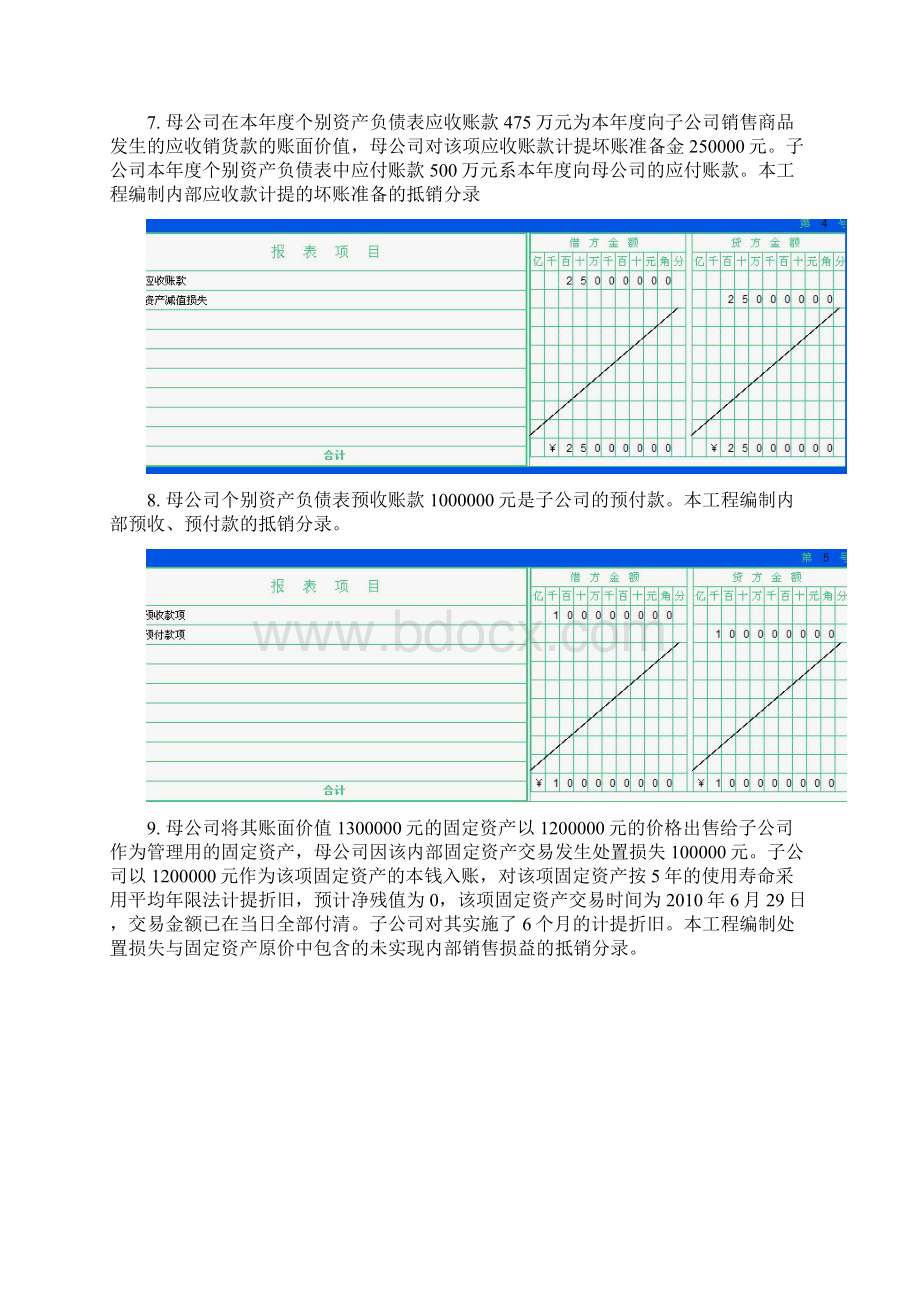 电大本科会计管理模拟实验合并报表Word下载.docx_第3页