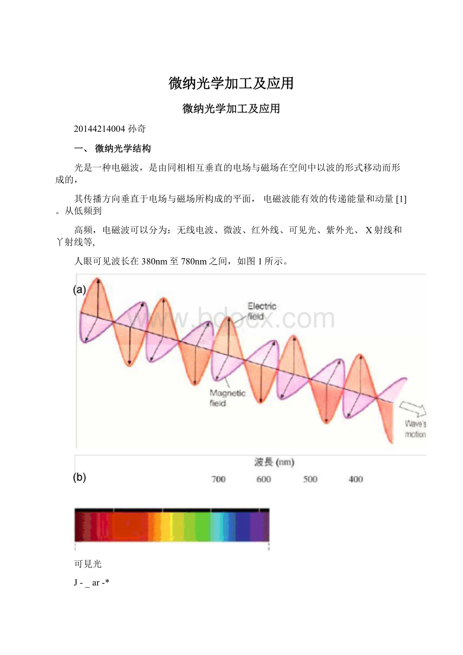 微纳光学加工及应用Word文件下载.docx_第1页