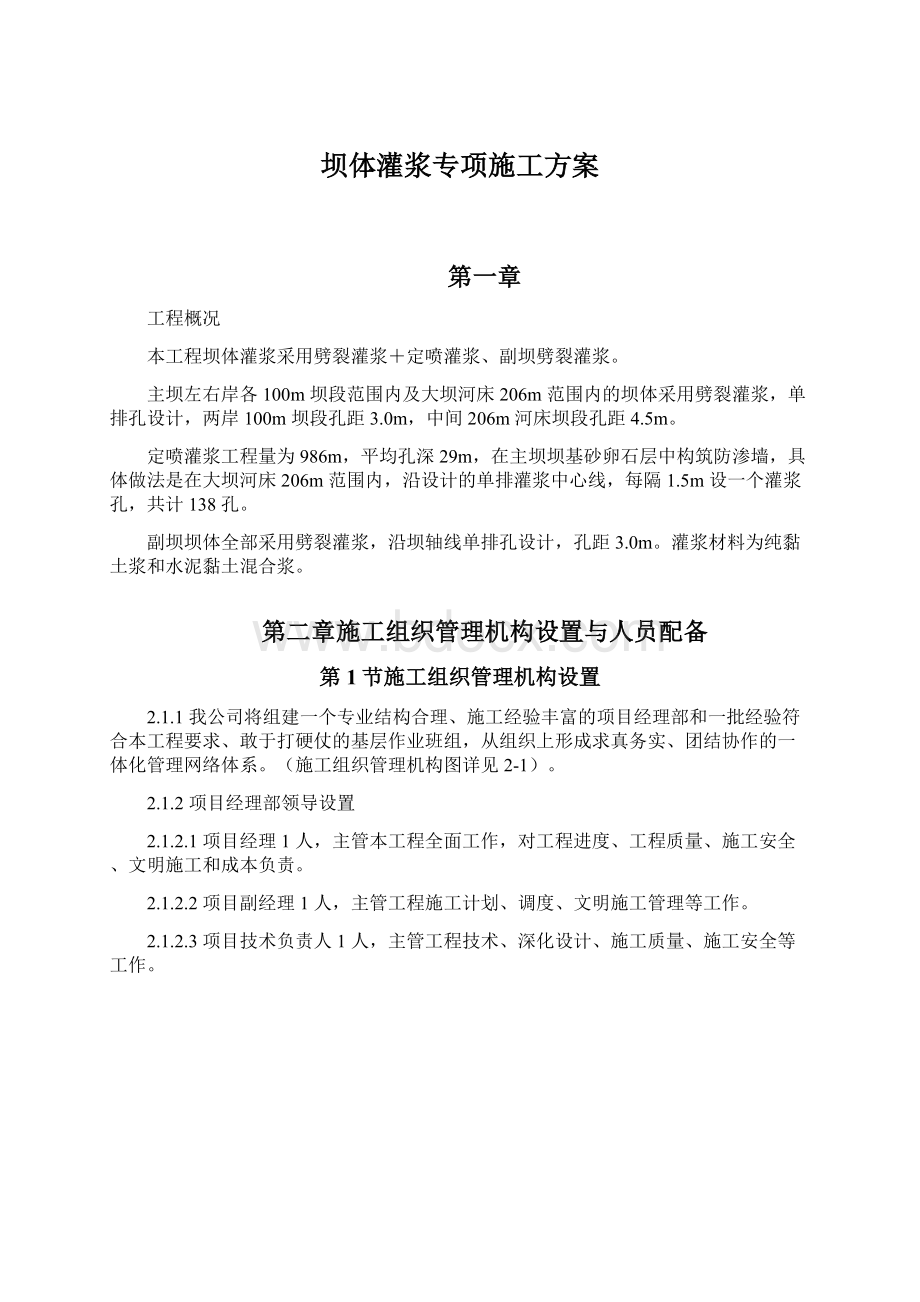 坝体灌浆专项施工方案Word文档格式.docx_第1页