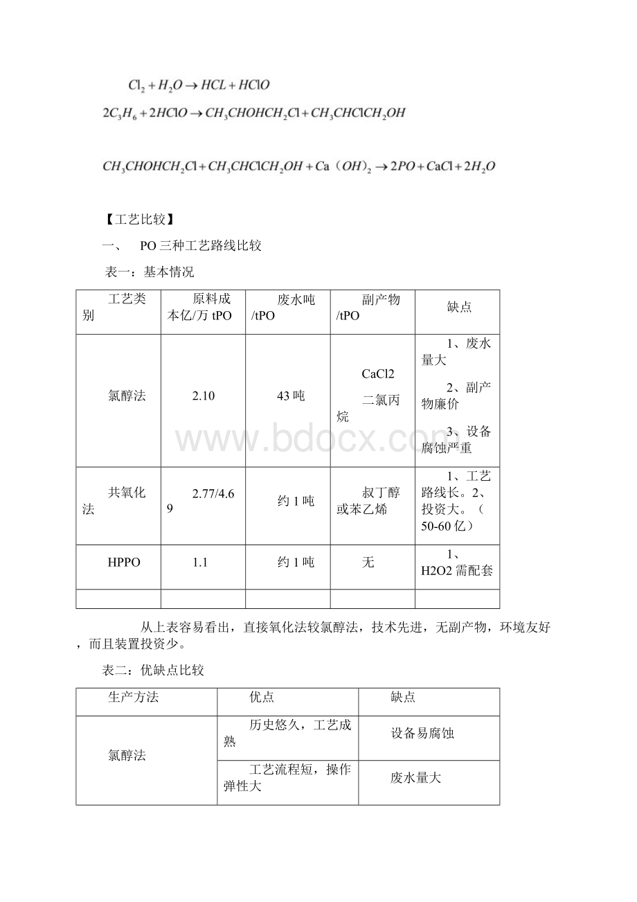 环氧丙烷的几种生产工艺及市场分析Word文件下载.docx_第2页