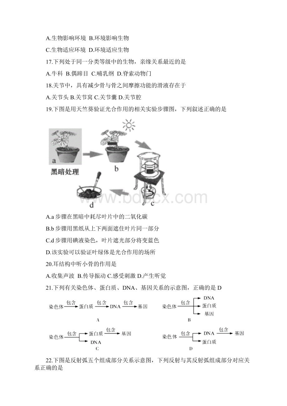 新人教版初中生物期末真题 20.docx_第3页