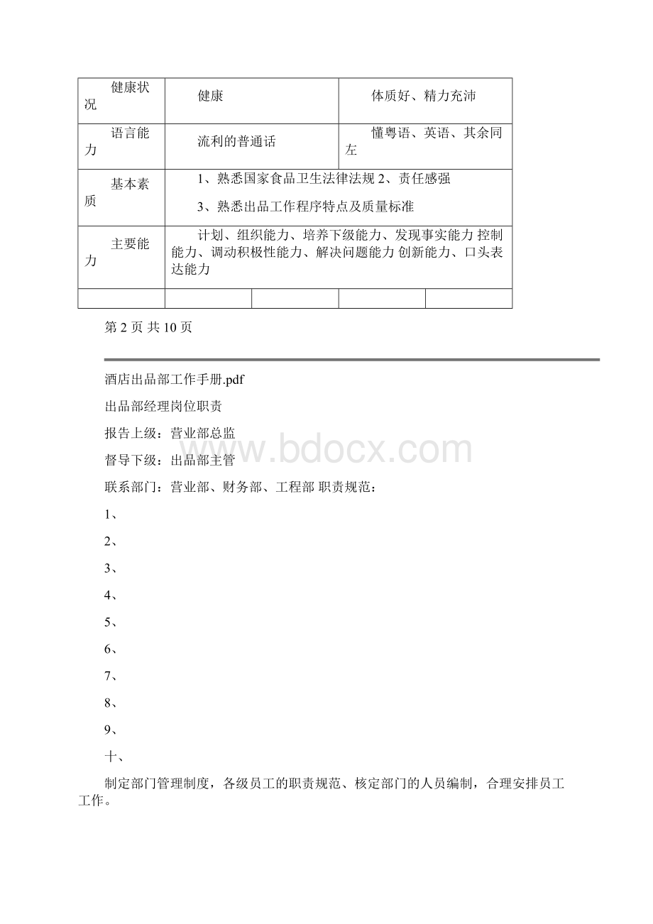 酒店出品部工作手册Word下载.docx_第2页