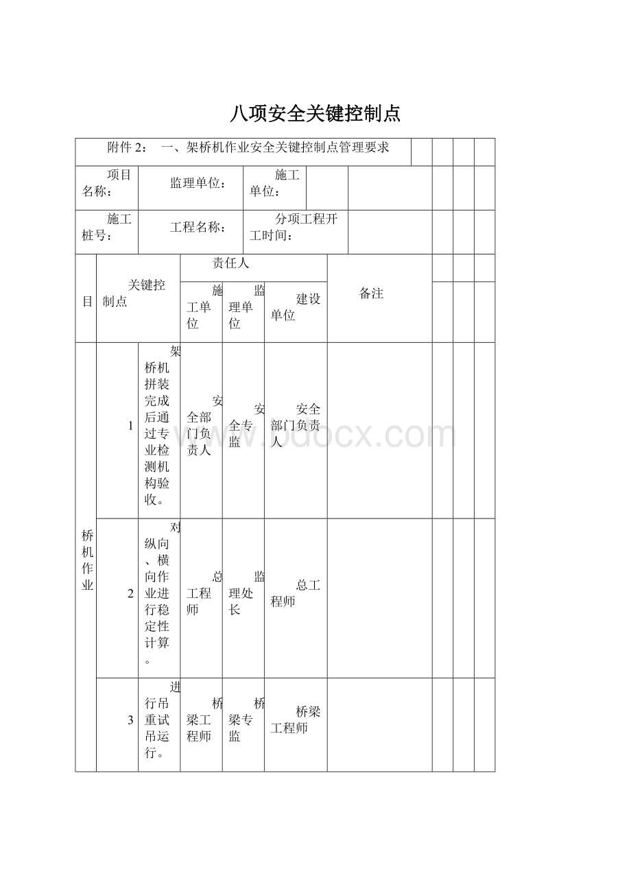 八项安全关键控制点.docx