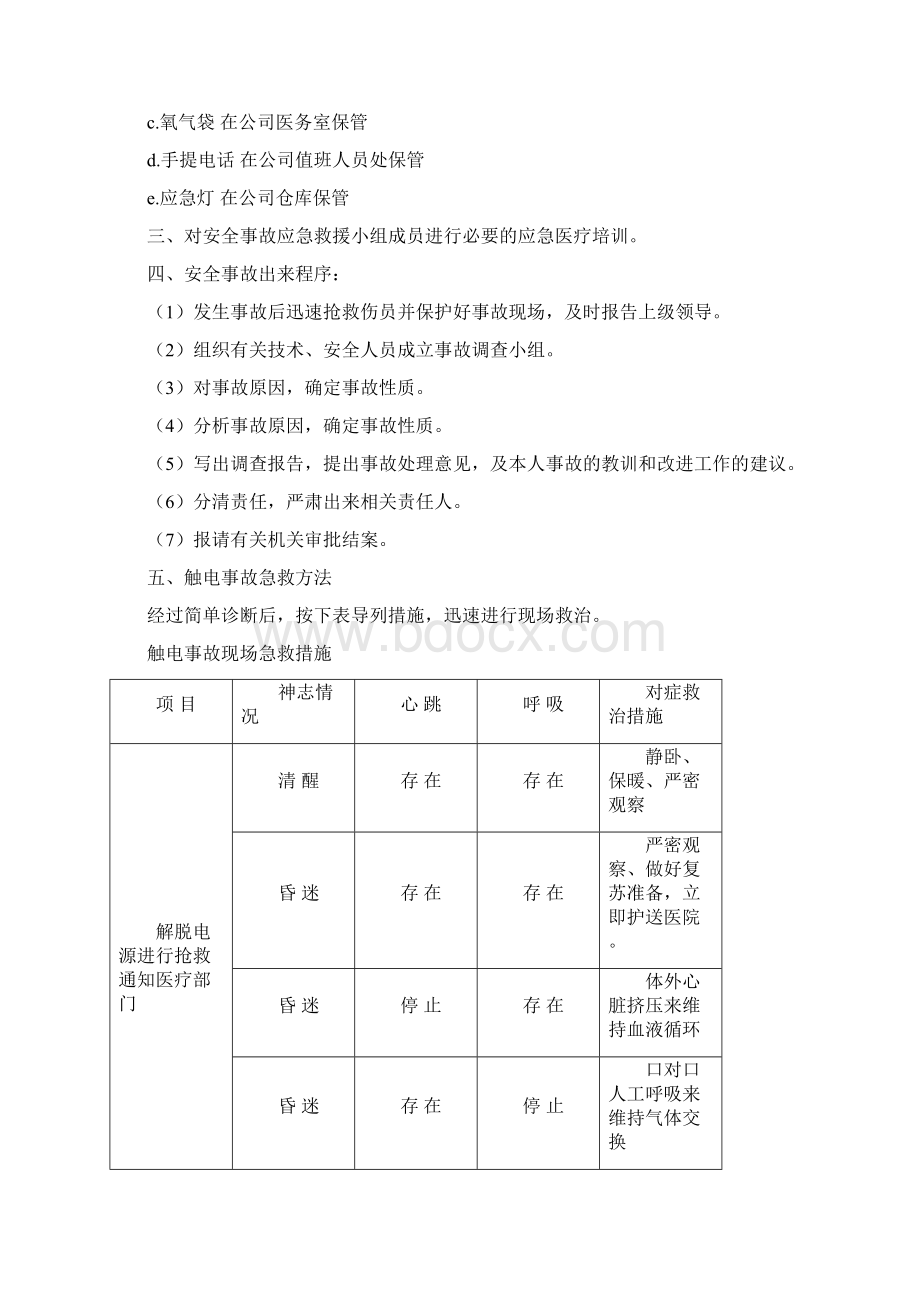 生产安全事故应急救援预案word参考模板.docx_第2页