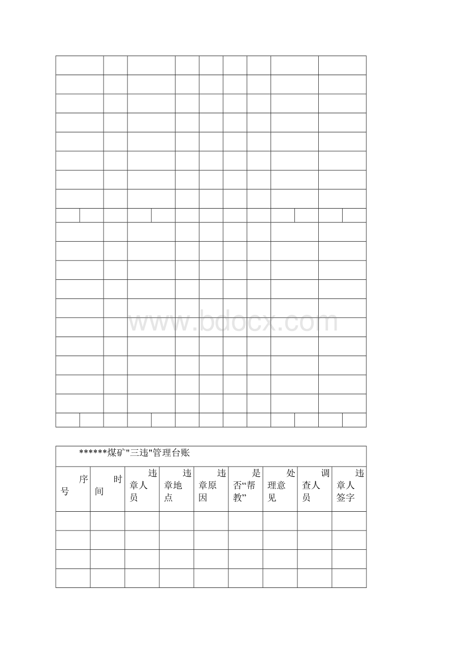 煤矿各专业非常实用的台账Word格式.docx_第2页