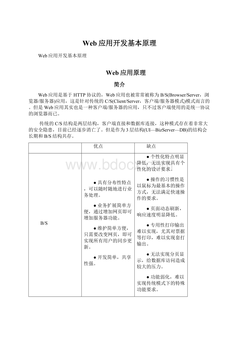 Web应用开发基本原理.docx_第1页