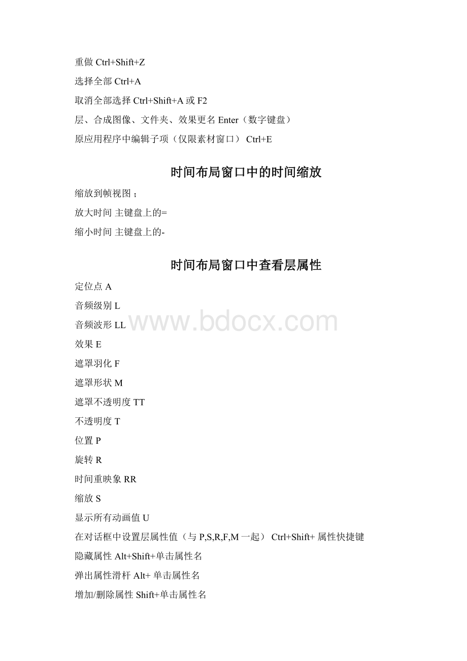 实用AE CS5快捷键.docx_第3页