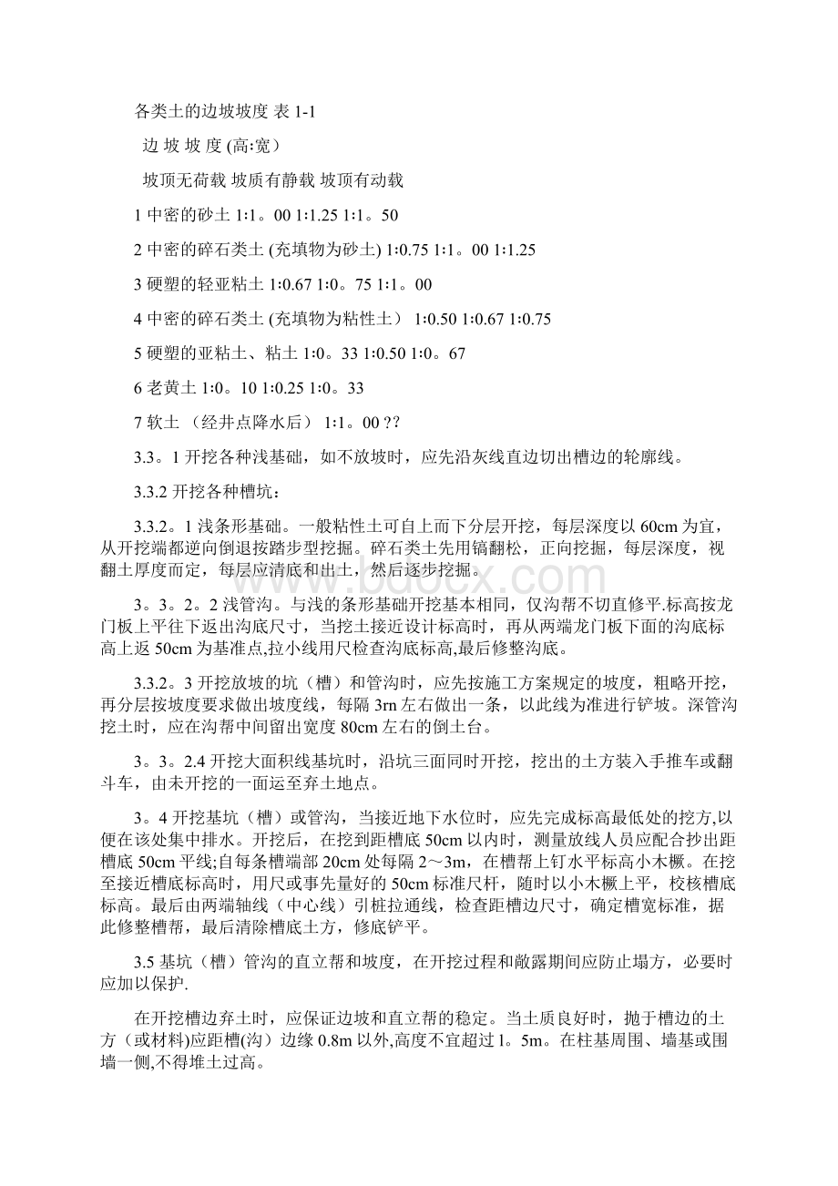 施工管理人工挖土施工方案Word下载.docx_第2页