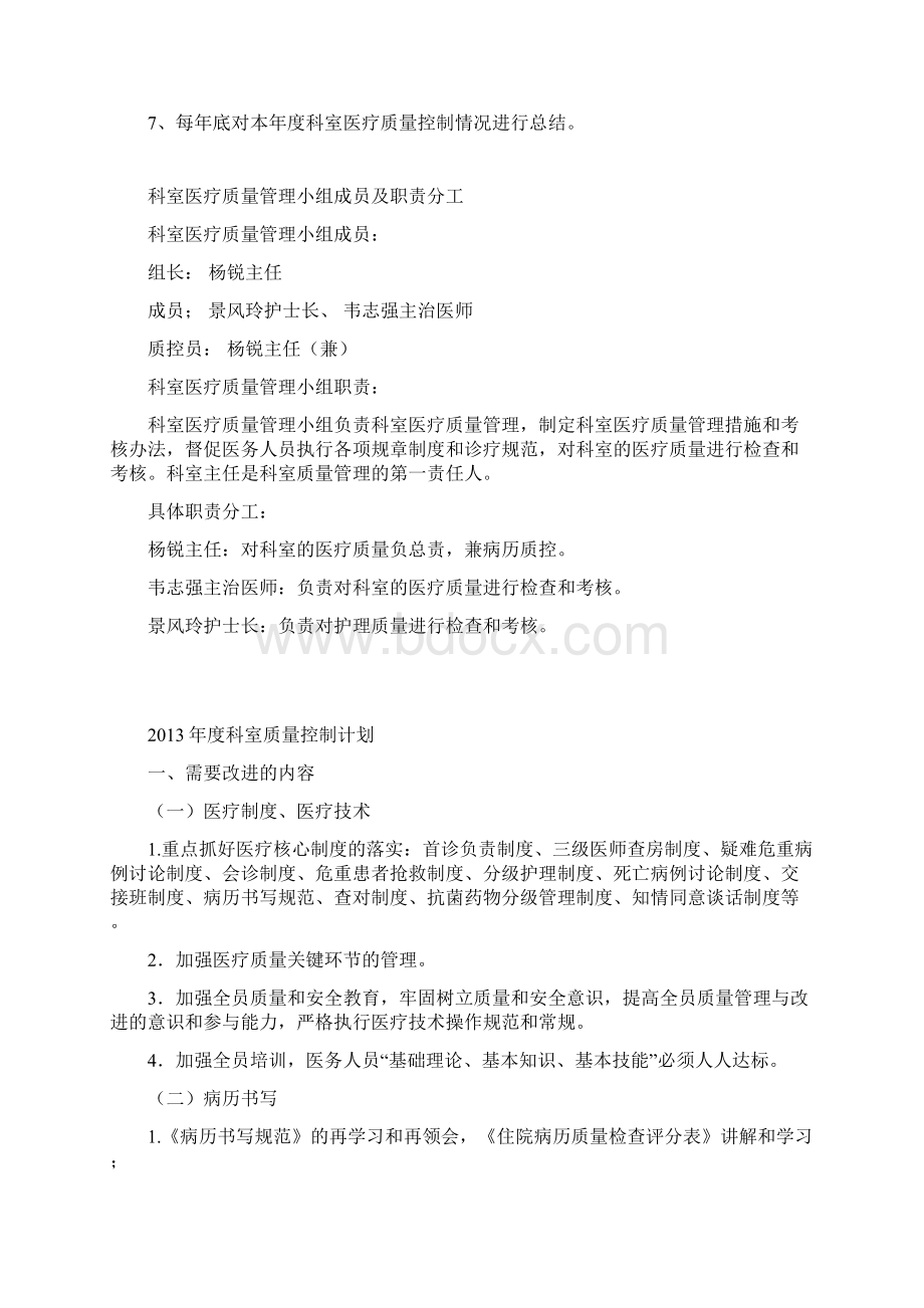 医疗质量持续改进记录文档格式.docx_第2页