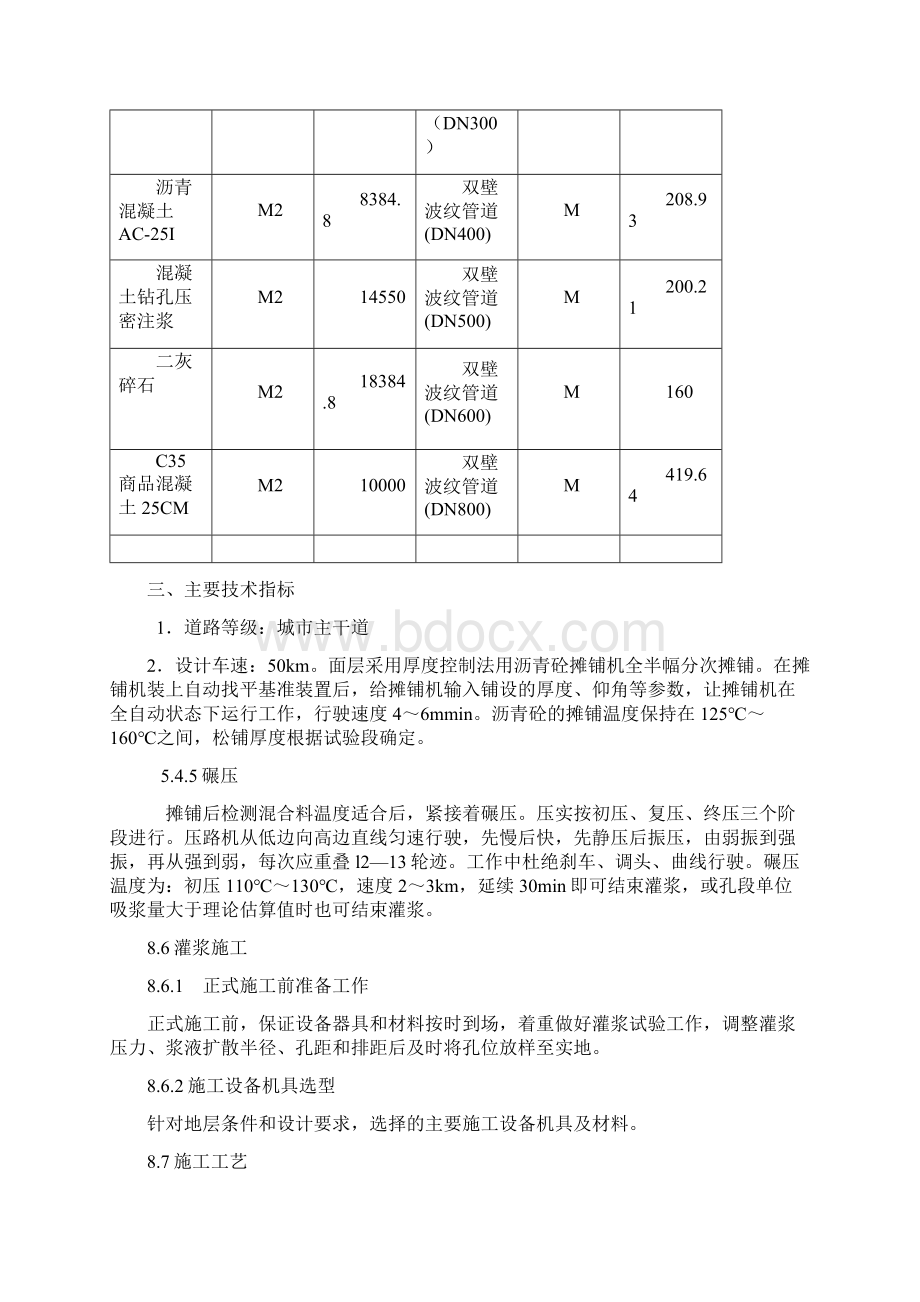 精品文档洞庭大道施工组织设计.docx_第2页