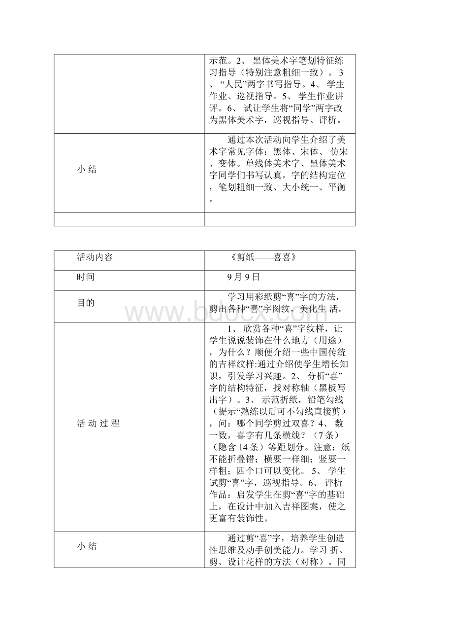 美术室活动记录完整DOCWord文档下载推荐.docx_第3页