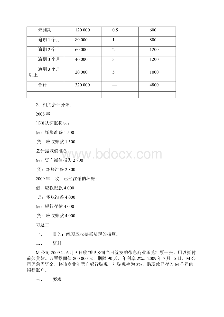 电大中级财务会计一形成性考核册.docx_第2页