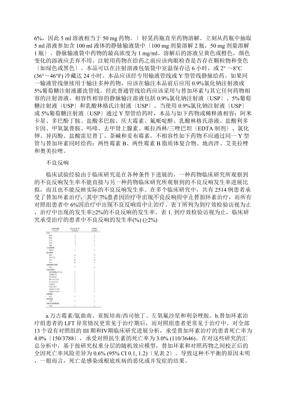 注射用替加环素说明书文档格式.docx_第3页