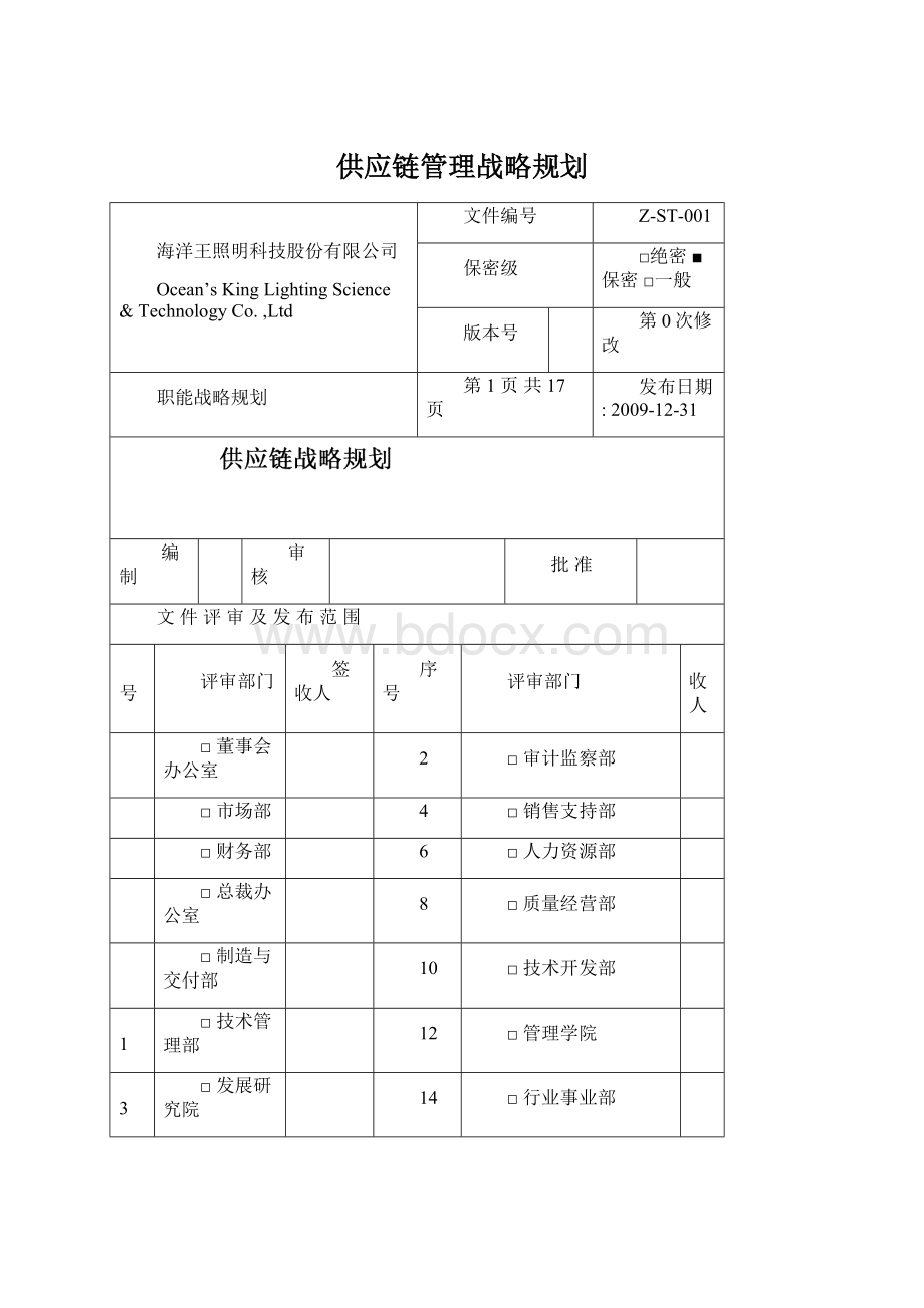 供应链管理战略规划文档格式.docx_第1页