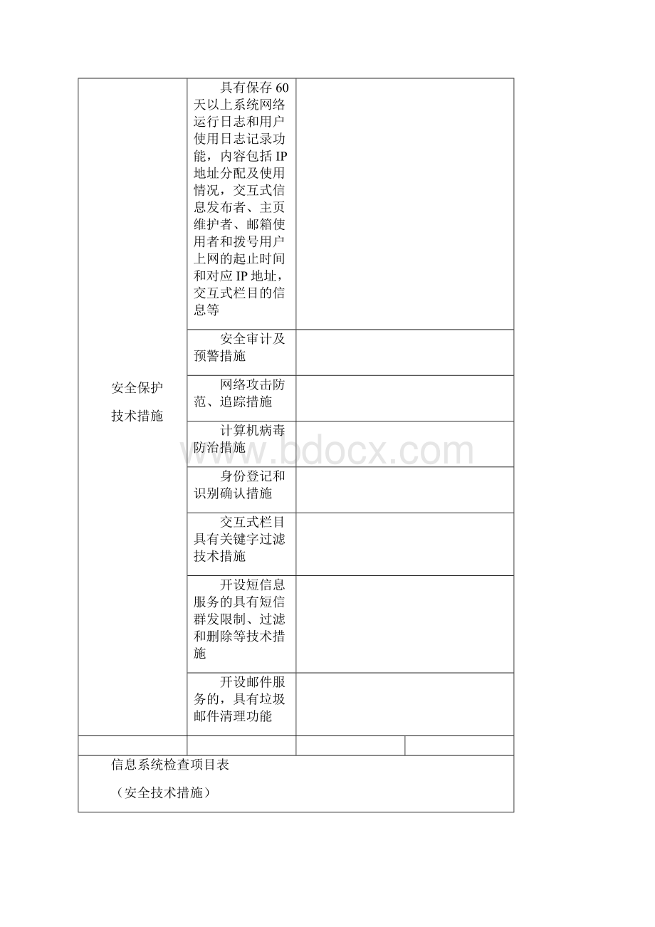 信息系统网络安全检查表.docx_第3页